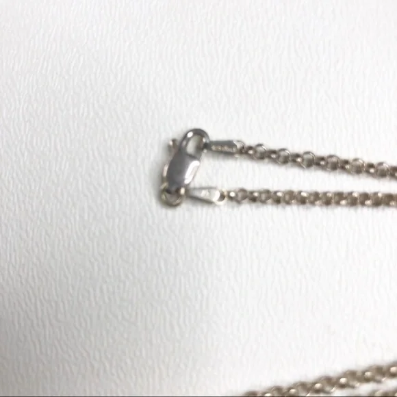 Reach For The Moon Quote Necklace Sterling Silver - Picture 4 of 8